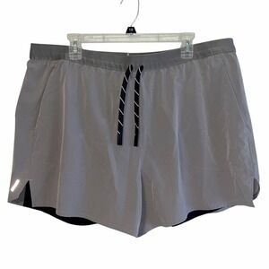 Bearbottom Men's Gray Running Shorts Liner 4.5" Inseam Athletic Workout Size XXL